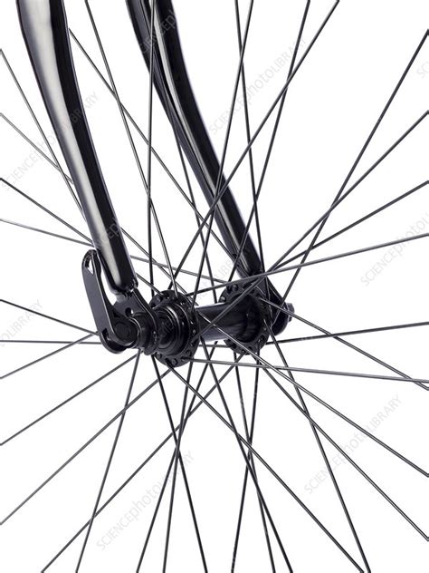 Bicycle wheel spokes - Stock Image - F012/2617 - Science Photo Library