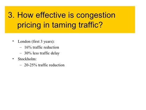 congestion pricing