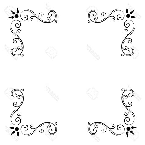 Filigree Border Vector at Vectorified.com | Collection of Filigree Border Vector free for ...