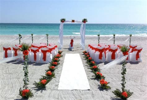 Beach wedding packages, Florida beach wedding, Beach wedding decorations