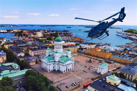 Small-Group Helicopter Tour 2024 - Helsinki