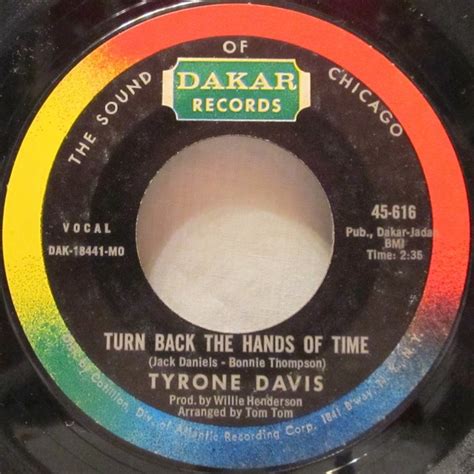 Tyrone Davis Turn back the hands of time (Vinyl Records, LP, CD) on CDandLP