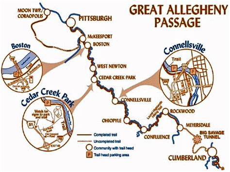 Great Allegheny Passage - Smithton, PA to Sutersville, PA