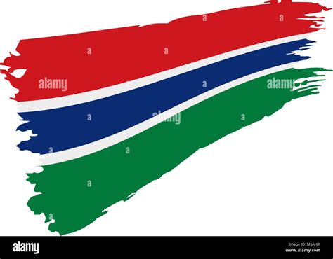 Gambia flag, vector illustration Stock Vector Image & Art - Alamy