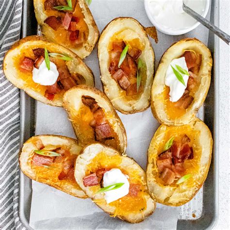 Loaded Potato Skins • Food Folks and Fun