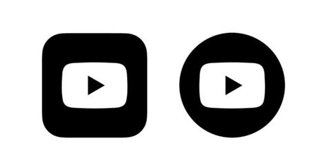 Youtube Logo Black Vector Art, Icons, and Graphics for Free Download