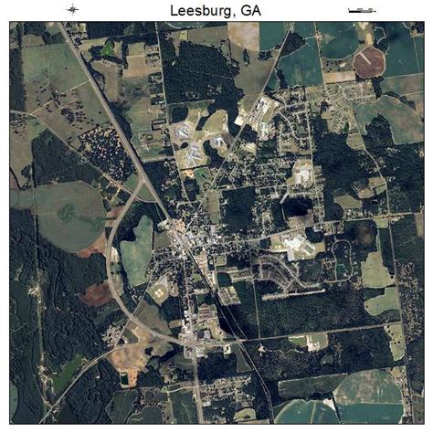 Aerial Photography Map of Leesburg, GA Georgia