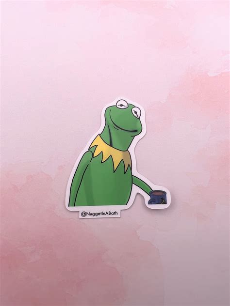 Kermit the Frog Meme Stickers - Etsy