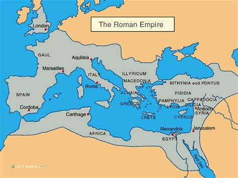 roman-empire-map | Roman empire map, Ancient rome map, Roman empire