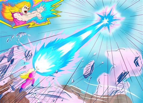 Peach's Kamehameha Wave by Coralious on DeviantArt