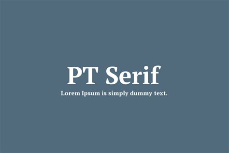 PT Serif Free Font Family | Fonts Shmonts