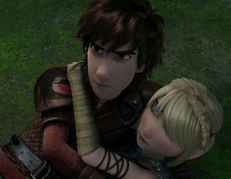 Hiccup being very protective of Astrid from Dreamworks Dragons Race to ...