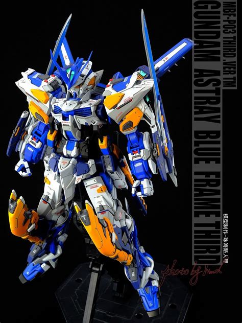 MG 1/100 Gundam Astray Blue Frame 3rd - Customized Build | Gundam astray, Blue frames, Gundam