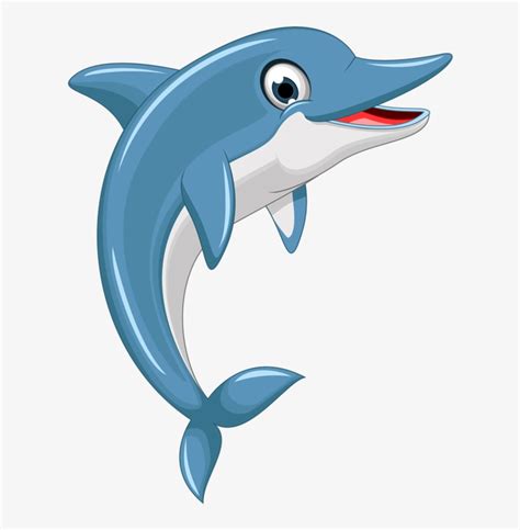 Download Cute Cartoon Dolphin Jumping Out Of Water - Dolphin Cartoon Png | Transparent PNG ...