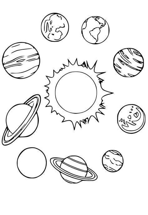 Free Printable Coloring Pages Solar System