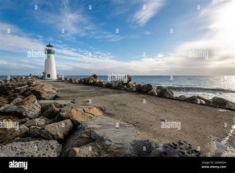 Santa Cruz Harbor Stock Photo - Alamy