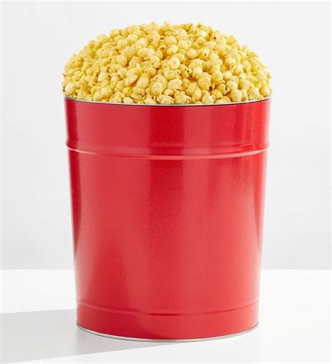 Simply Red 3-1/2 Gallon Pick-A-Flavor Popcorn Tins from The Popcorn Factory