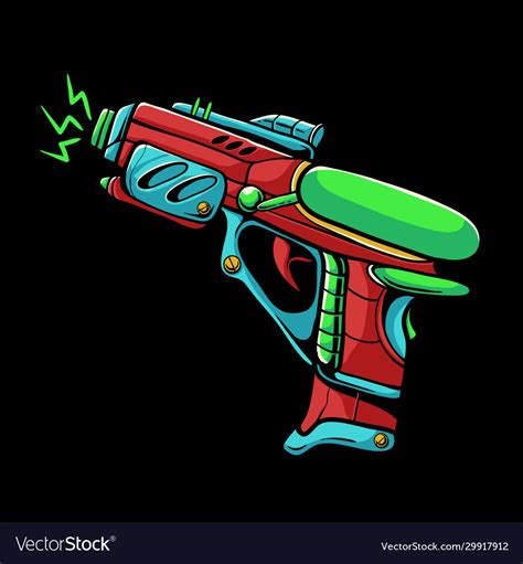 Space gun Royalty Free Vector Image - VectorStock