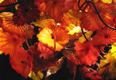 Orange glowing chandelier | karol m | Flickr