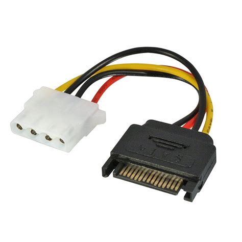 0.15m SATA Power Connector to LP4 Power Cable - from LINDY UK