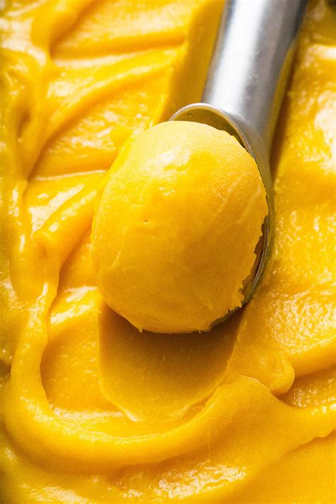 Mango Sorbet | Foodtasia
