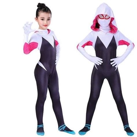 Girls pink spider girl costume – Artofit