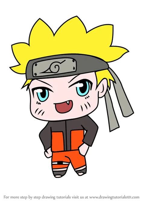 How to Draw Chibi Naruto Uzumaki (Chibi Characters) Step by Step ...