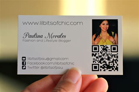 My Fashion Blogger Business Cards - Lil bits of Chic