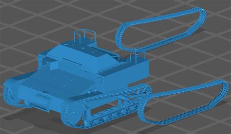 Fichier OBJ Tank T 27 Tankette・Design pour impression 3D à télécharger・Cults