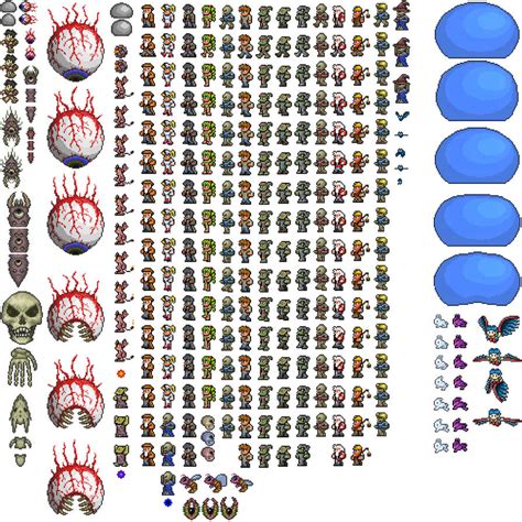 Terraria NPCs 1-50 by Anthony-the-dreamer on DeviantArt