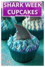 Shark Week Cupcakes | A Wicked Whisk