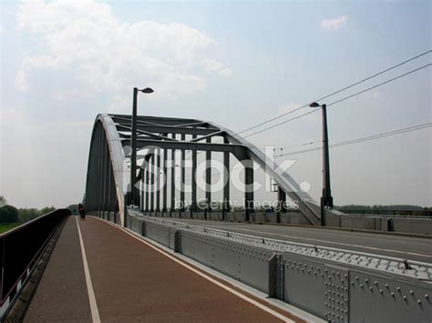 Arnhem- Famous Bridge Over The River Rhine, Holland Stock Photo | Royalty-Free | FreeImages