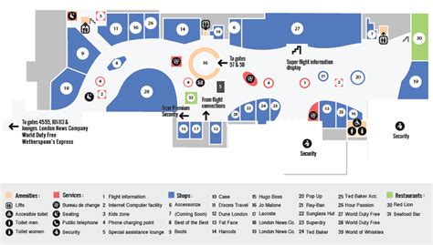 Gatwick North Terminal Maps - Gatwick Airport Guide