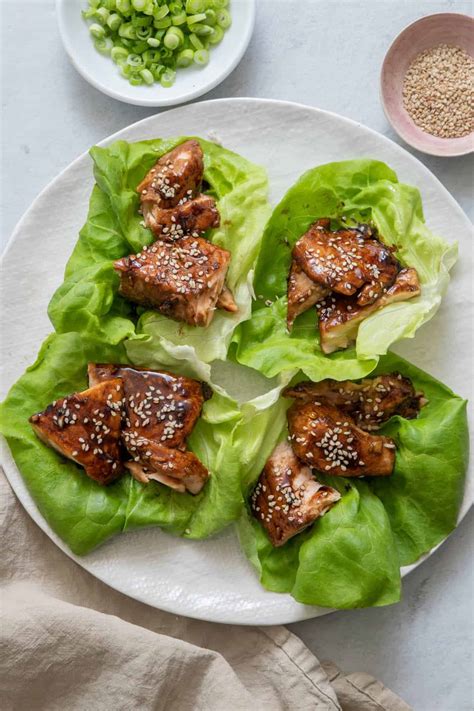 Shrimp Lettuce Wraps {With Thai Peanut Sauce} - FeelGoodFoodie