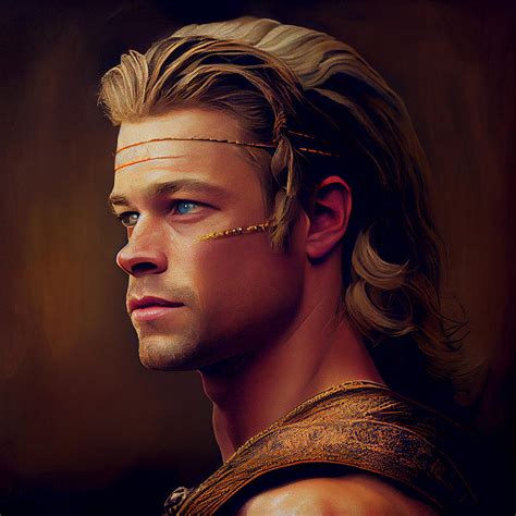 Brad Pitt Troy Mixed Media by Stephen Smith Galleries - Fine Art America