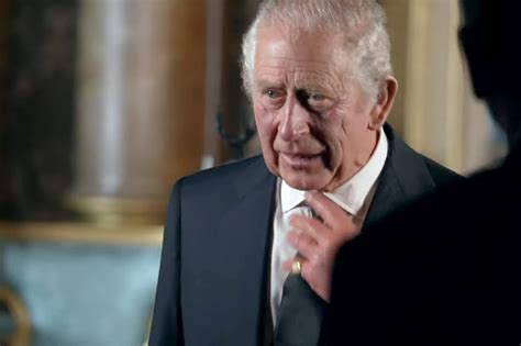 King Charles shows grief behind the scenes of his first speech