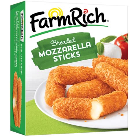 Mozzarella Sticks | Frozen Organic Cheese Sticks | Farm Rich