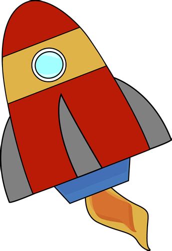 Red Rocket Clip Art - Red Rocket Image