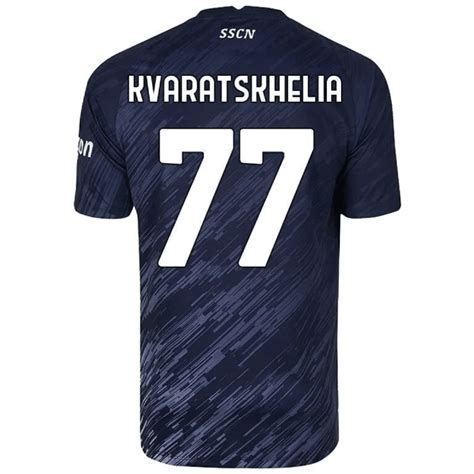 Kvaratskhelia 77 Napoli 2022/23 Third Men Jersey - Jersey Teams Store