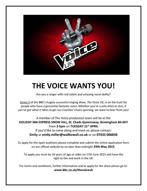 BBC The Voice UK Auditions – Millicent Stephenson