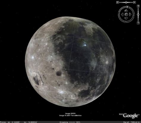 Google Earth Moon