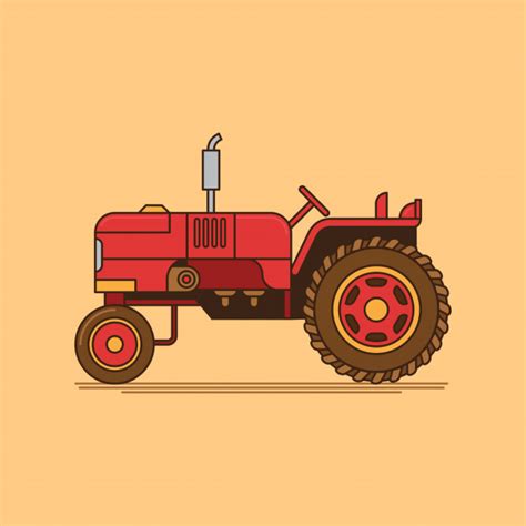 Tractor Vector Image at GetDrawings | Free download