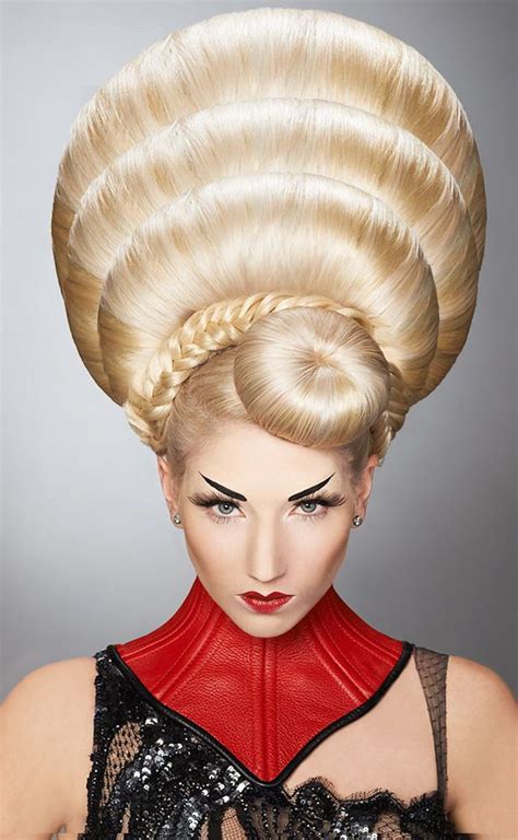 Blond Bouffant | Artistic hair, Hair styles, Hair shows