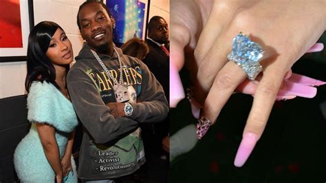 Offset Gifts Cardi B A 100-Carat Diamond Ring | Harper's Bazaar Arabia