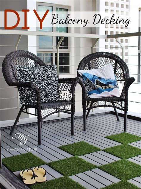 Review: Ikea Runnen Decking - light grey, artificial grass - How to install