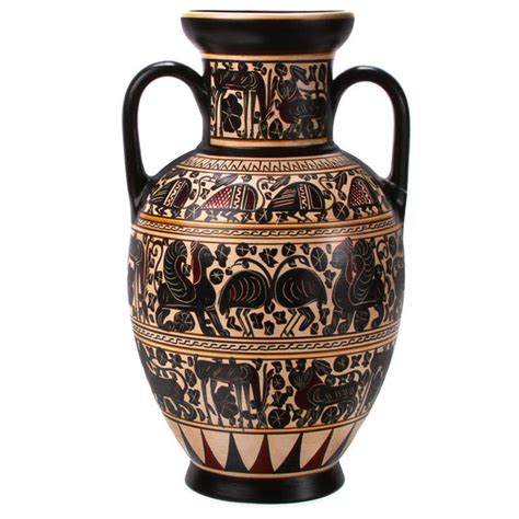 Greek Vase - Amphora - Replica (8 1/2 " H) – The Getty Store