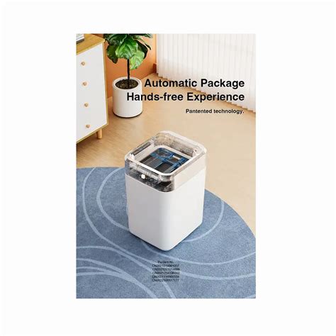 Smart trash can garbage, 17L with induction sensor to automatically ...