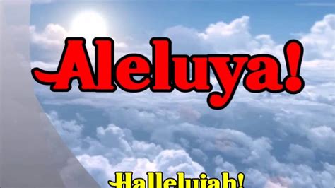 ¡Aleluya! / Hallelujah! - YouTube