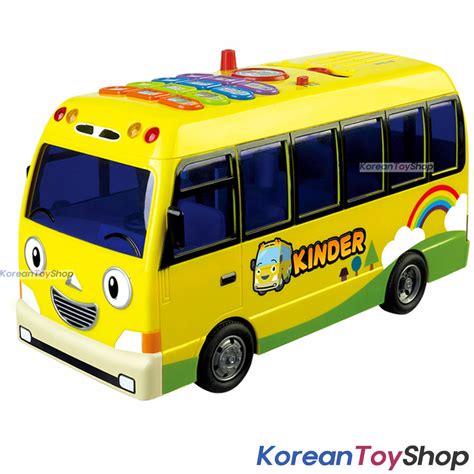 Tayo Little Bus BIG KINDER BUS Toy Car Sound & Light Effect Animals ...