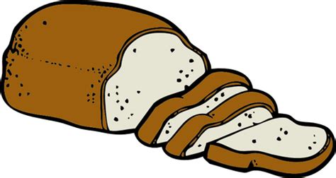 Color graphics of loaf of bread vector clip art | Public domain vectors